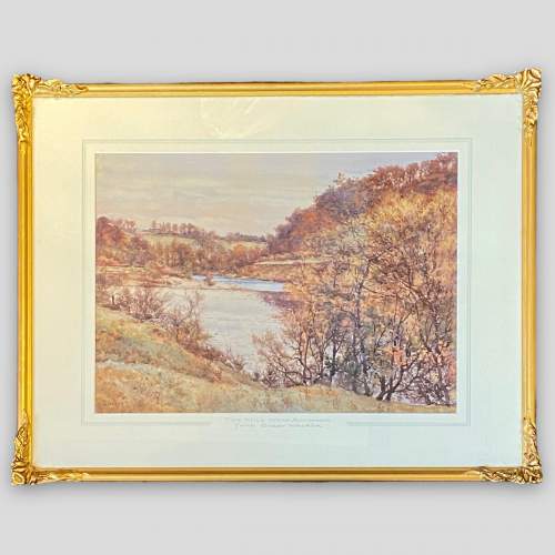 Late 19th Century John Dobby Walker Watercolour - Landscape Scene image-1