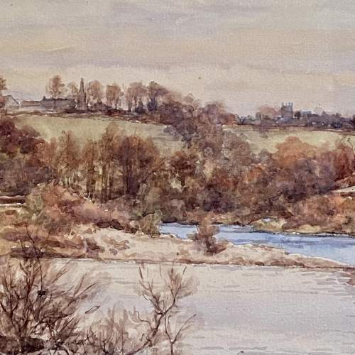 Late 19th Century John Dobby Walker Watercolour - Landscape Scene image-2