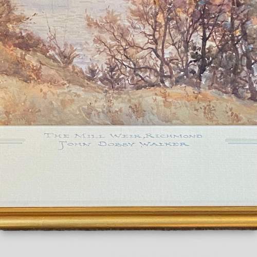 Late 19th Century John Dobby Walker Watercolour - Landscape Scene image-5