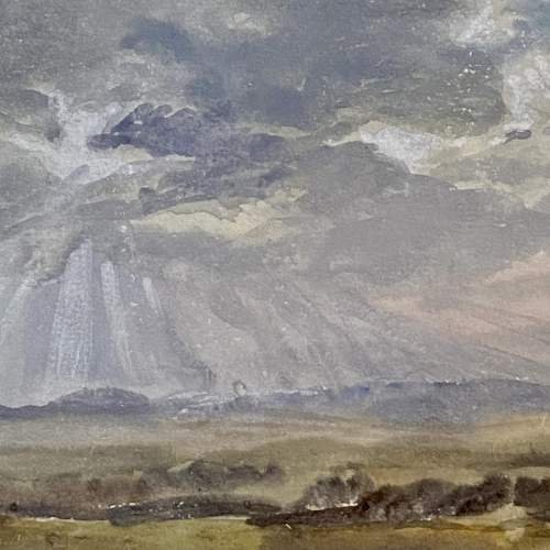 Pair of Late 19th Century Thomas Hudson Watercolour Landscapes image-2