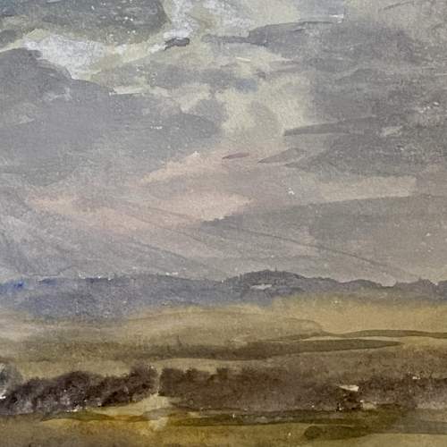 Pair of Late 19th Century Thomas Hudson Watercolour Landscapes image-3
