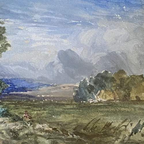 Pair of Late 19th Century Thomas Hudson Watercolour Landscapes image-5