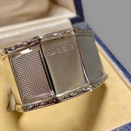Boxed Set Mappin and Webb Silver Napkin Rings image-5