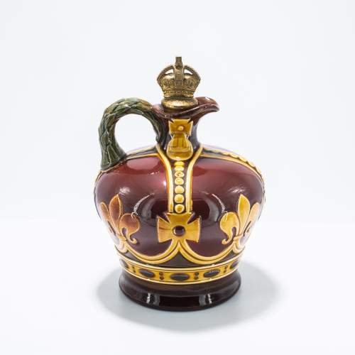 A Vintage Royal Doulton Limited Edition George VI Whisky Flagon image-1