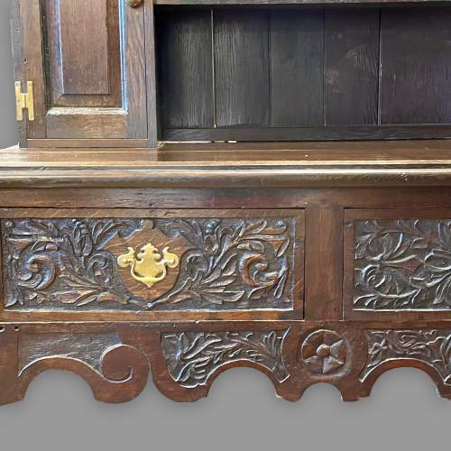 19th Century Carved Oak Dresser image-4