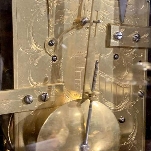 Late 18th Century Mahogany Ormolu Mounted Bracket Clock image-4