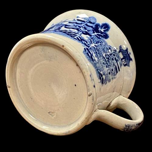 Early 19th Century Blue and White Mustard Pot image-5