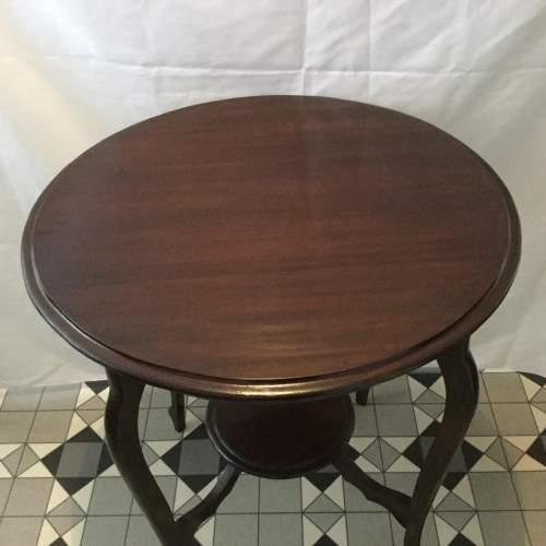 Edwardian Occasional Table in Mahogany image-1