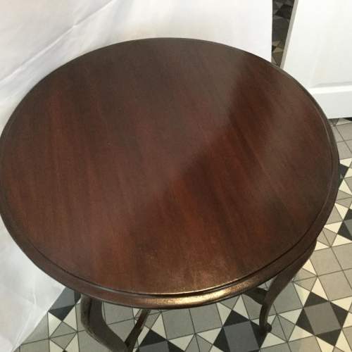 Edwardian Occasional Table in Mahogany image-4