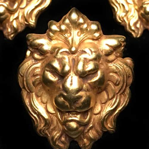 Vintage Askew Lion Ring and Earring Set image-2