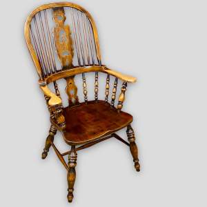 Large Ash and Elm Windsor Chair