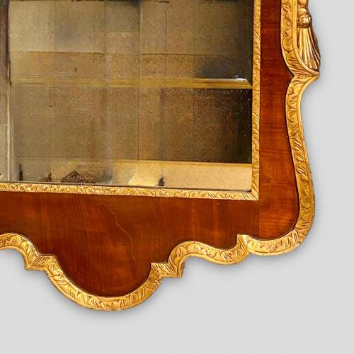 18th Century Mahogany and Parcel Gilt Mirror image-3