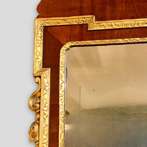 18th Century Mahogany and Parcel Gilt Mirror image-4