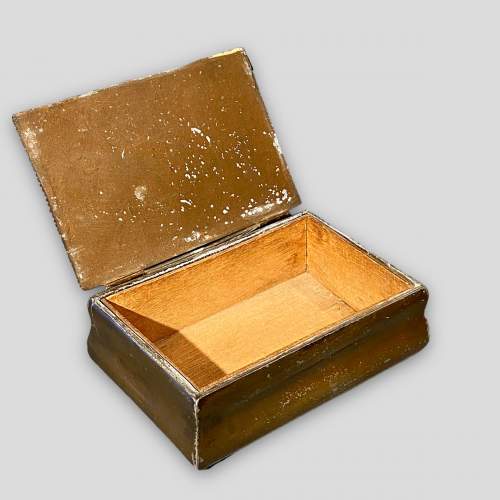 19th Century Patinated Metal Box image-5