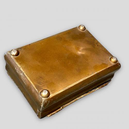 19th Century Patinated Metal Box image-6