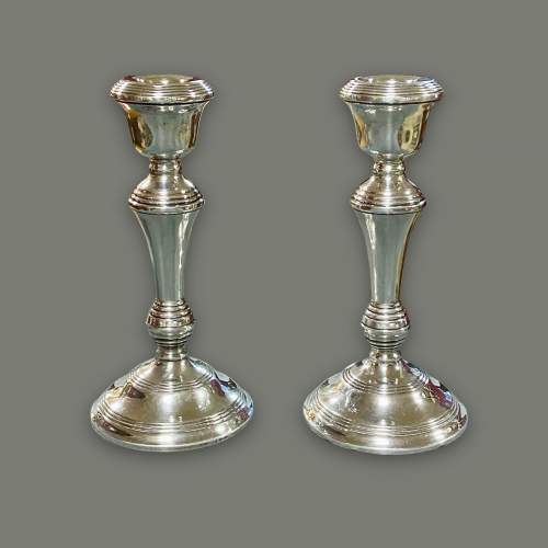 Pair of Silver Candlesticks image-1