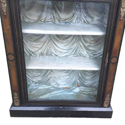 Antique Victorian Ebonised Pier Cabinet image-2
