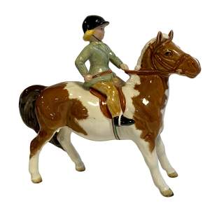 Beswick Model of a Girl on a Pony