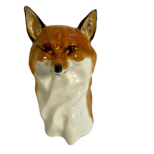 Royal Worcester Wall Plaque of a Fox image-1