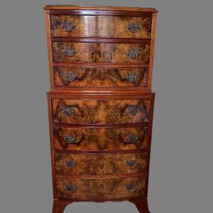 An Early 20th Century Burr Walnut Chest of Drawers