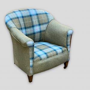Re-Upholstered Edwardian Tub Chair