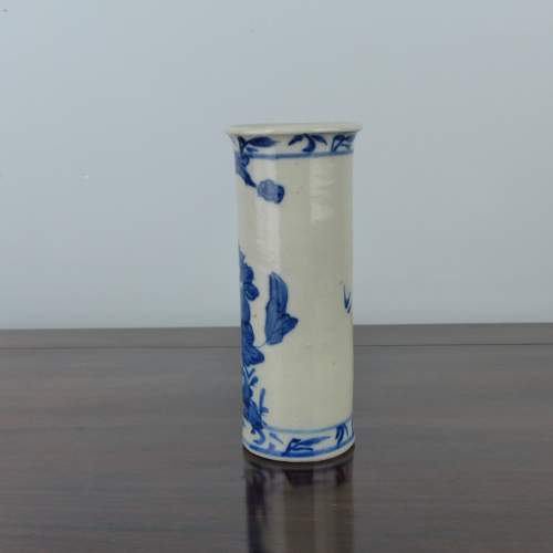 Chinese Porcelain Blue & White Vase - 19th Century image-2