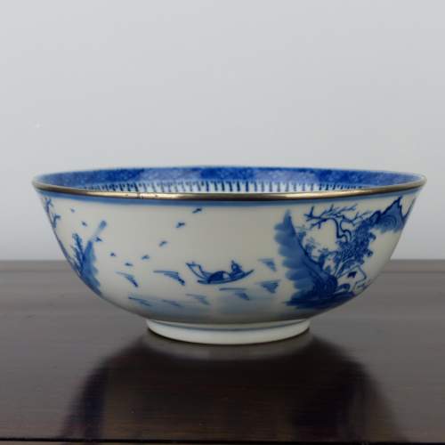 19th Century Chinese Porcelain Blue & White Bowl image-2