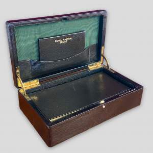 Finnigans Leather Bound Royal Auction Bridge Gaming Box