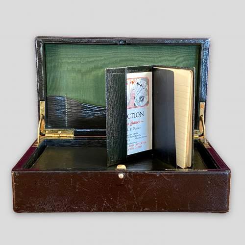 Finnigans Leather Bound Royal Auction Bridge Gaming Box image-2