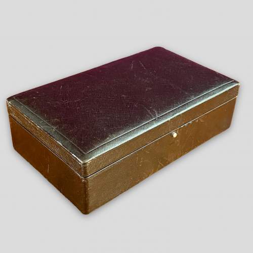 Finnigans Leather Bound Royal Auction Bridge Gaming Box image-6