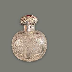 Victorian Silver Topped Scent Bottle