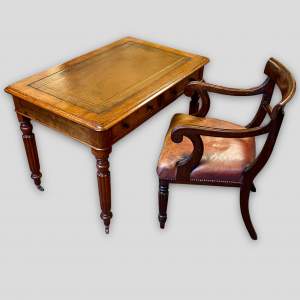Victorian Writing Table and Chair