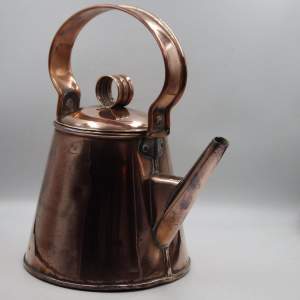 Arts & Crafts Antique 19th Century Handmade Copper Kettle