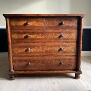 A Flame Mahogany Chest