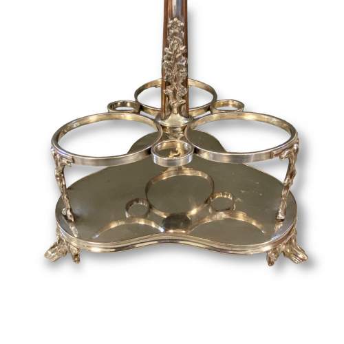 Victorian Silver Plated Bottle Stand image-5