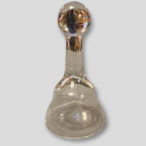 Rare Victorian Hand Blown Glass Stirrup Cup