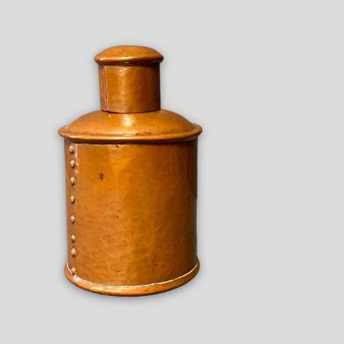 Arts and Crafts Copper Tea Caddy image-1