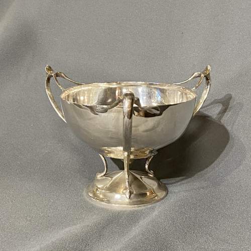 Solid Silver Art Nouveau Bowl image-3