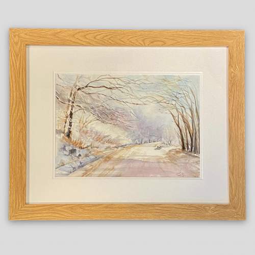 Almost Home in the Wolds Watercolour by Toni Stefaniuk image-1