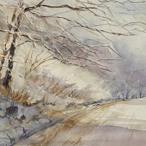 Almost Home in the Wolds Watercolour by Toni Stefaniuk image-2