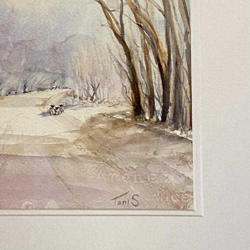 Almost Home in the Wolds Watercolour by Toni Stefaniuk image-3