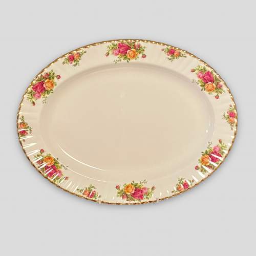 Royal Albert Old Country Roses Large Meat Platter image-1