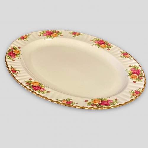 Royal Albert Old Country Roses Large Meat Platter image-3