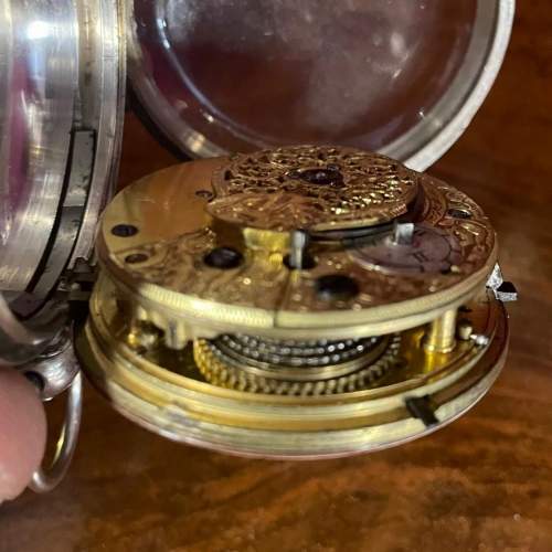 1885 English Fusee Pocket Watch image-4