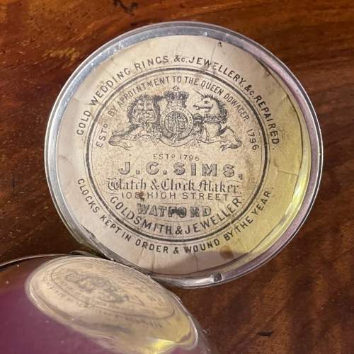 1885 English Fusee Pocket Watch image-5