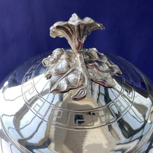 Silver Mounted Cut Glass Sugar Cannister by Jean-Francois Veyrat image-5