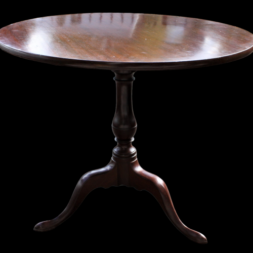 A Fine 18th Century Mahogany Pedestal Table with Circular Top image-3