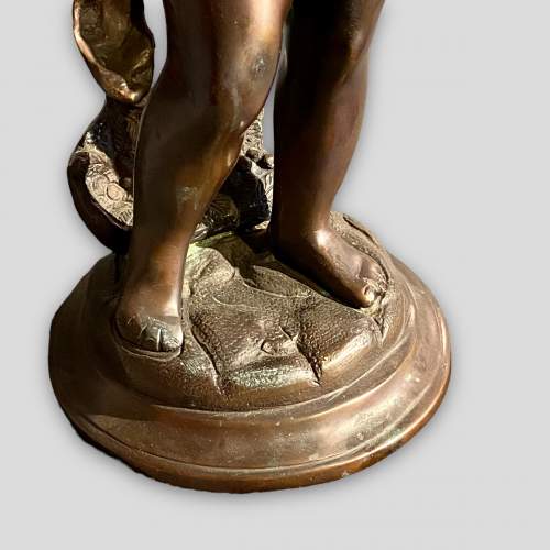 19th Century Bronze Figure of a Girl image-4
