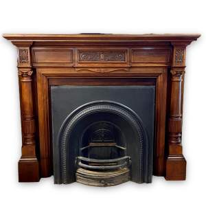 Victorian Gothic Revival Fire Surround