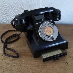 Original Black Bakelite 312L Call Exchange Telephone